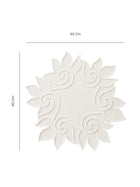 Handmade White Floral Lace Decorative Place Mat for Home Decor