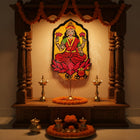 AGANTUK Handcrafted Goddess Laxmi 3D Tufted Wall Art