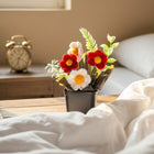 AGANTUK Handmade Pipe Cleaner Daisy Flower Pot for Home Decor