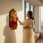 AGANTUK Handcrafted Goddess Laxmi 3D Tufted Wall Art