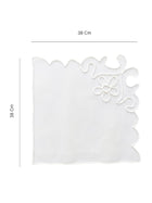Handmade White Lace Floral Decorative Place Mat for Home Decor