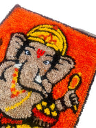 AGANTUK Handcrafted Ganesha Tufted Woolen Wall Hanging